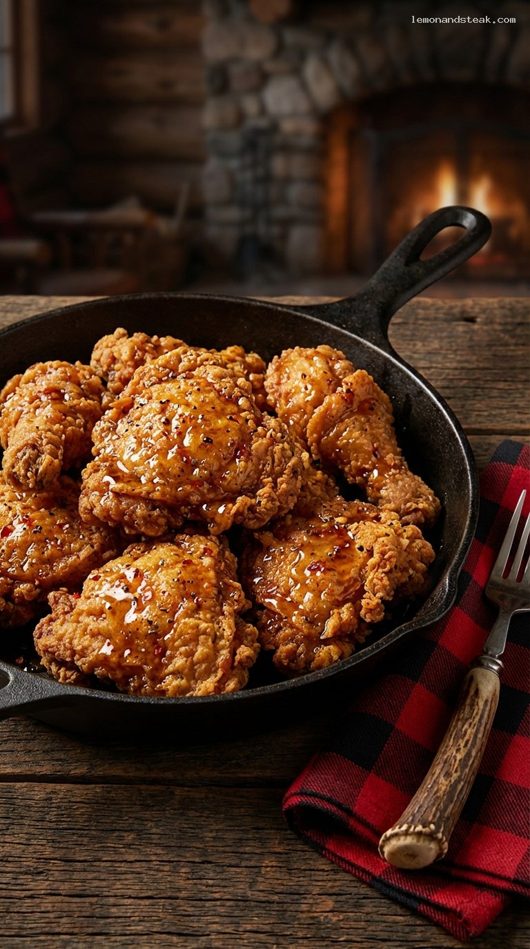 Cast-Iron Maple Fried Chicken With Sweet Heat