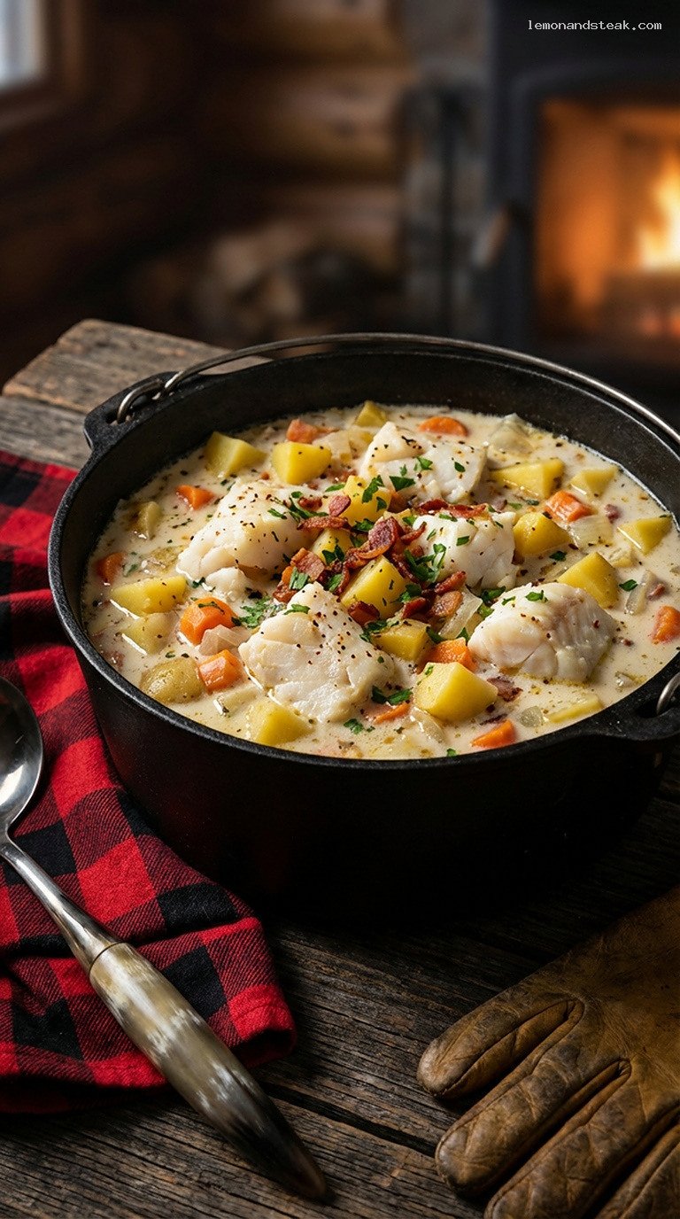 Rustic Cod and Potato Chowder for Cozy Nights