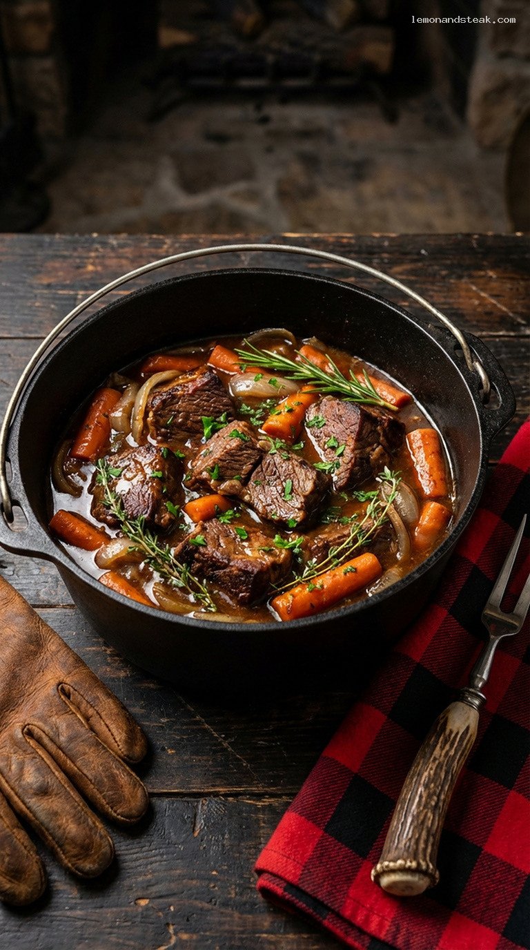 Slow-Braised Pot Roast with Onions and Carrots