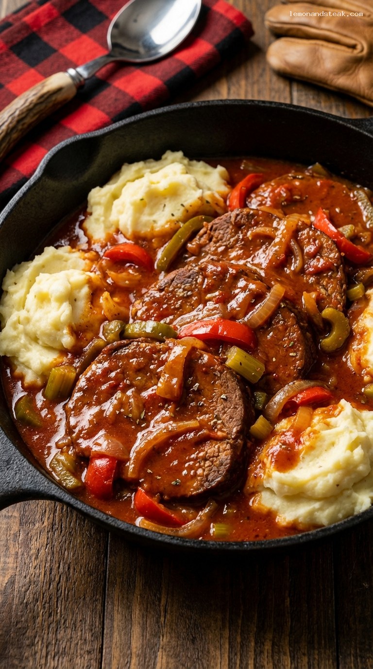 Slow-Simmered Swiss Steak in Tomato Gravy
