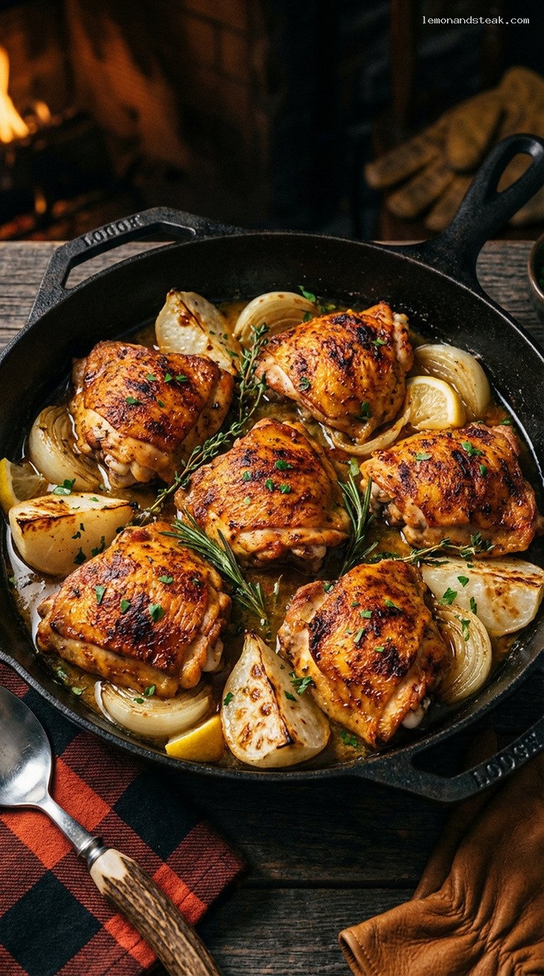 Smoky Paprika Chicken and Turnip Skillet