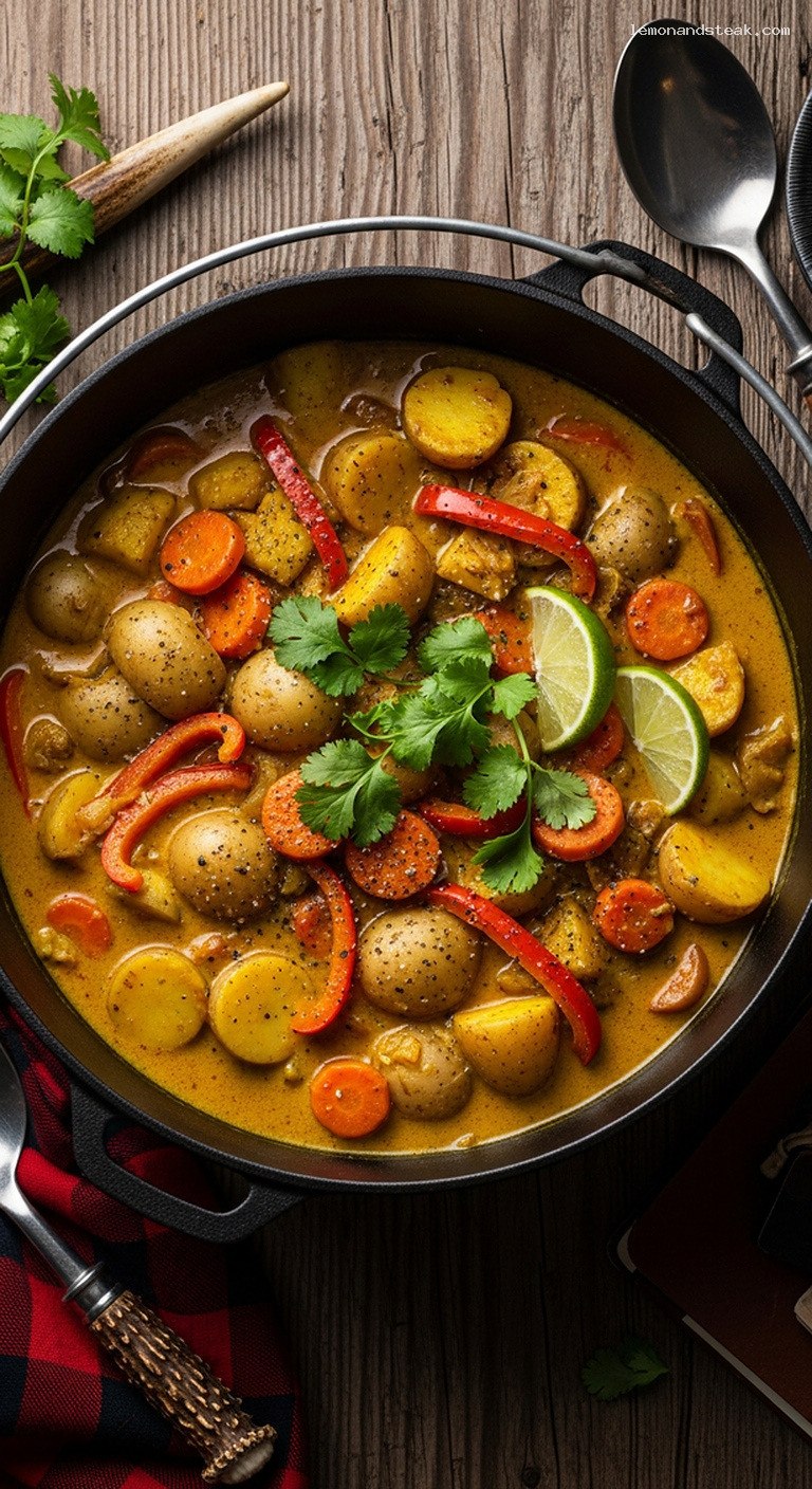 Aromatic Coconut Curried Potato Stew