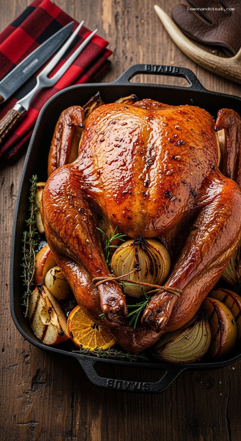 Brown Butter Apple Cider Roast Turkey