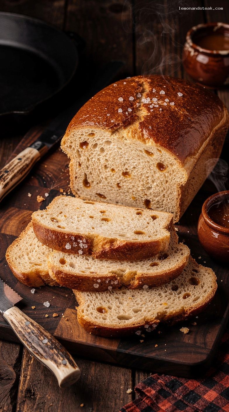 Brown Butter Bread Loaf With Nutty Aroma and Tender Crumb