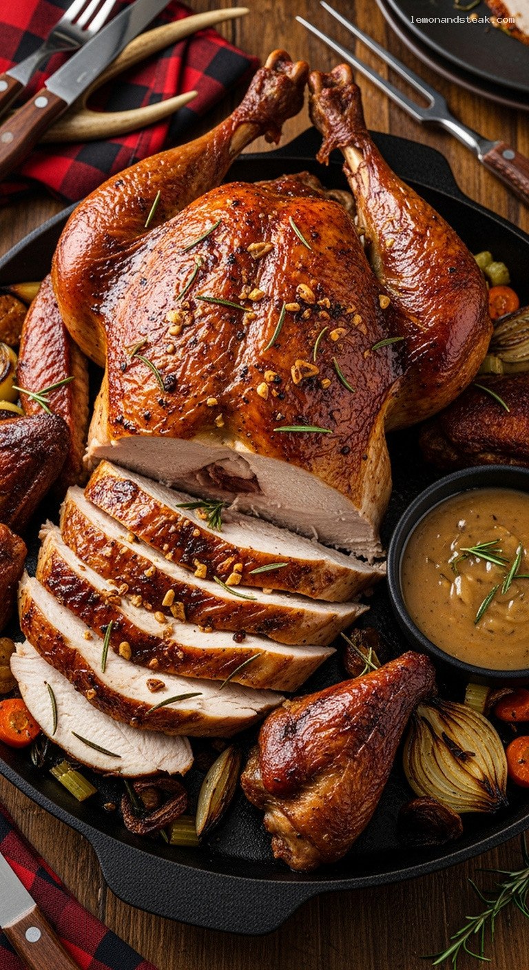 Brown Butter Rosemary Roast Turkey