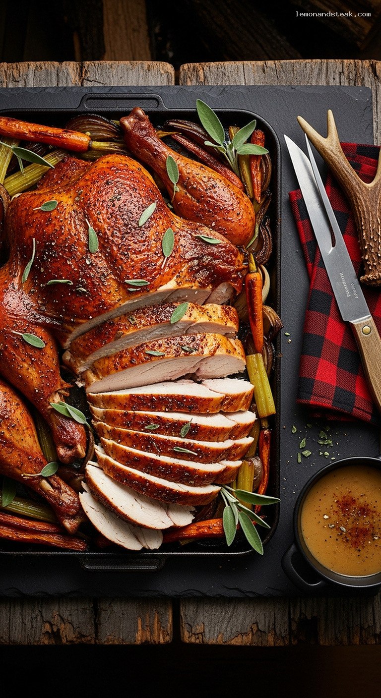 Buttermilk-Brined Southern Roast Turkey With Sage and Paprika