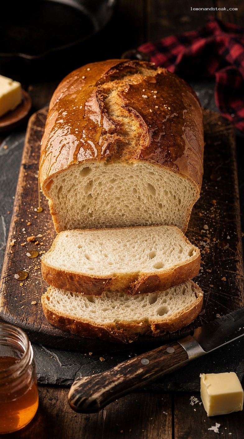 Buttermilk Honey Yeast Bread with Soft Tender Crumb