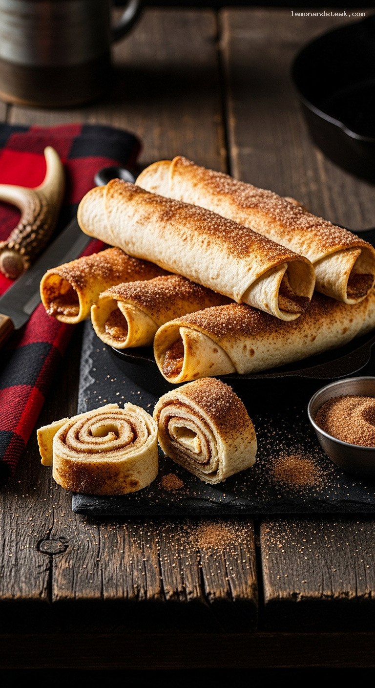 Buttery Cinnamon-Sugar Tortilla Rolls