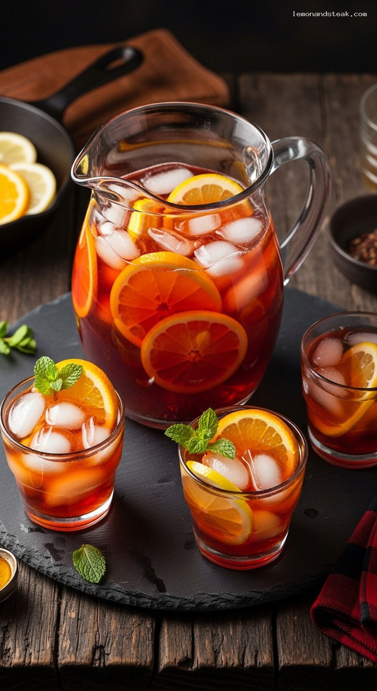 Caffeine-Free Citrus Honey Rooibos Iced Tea