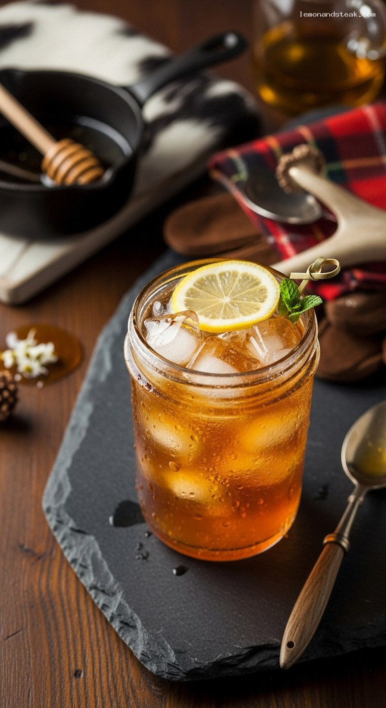 Calming Vanilla Honey Chamomile Iced Tea