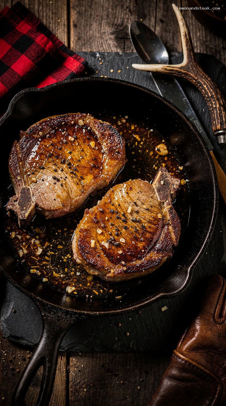 Caramelized Brown Sugar Soy Glazed Pork Chops