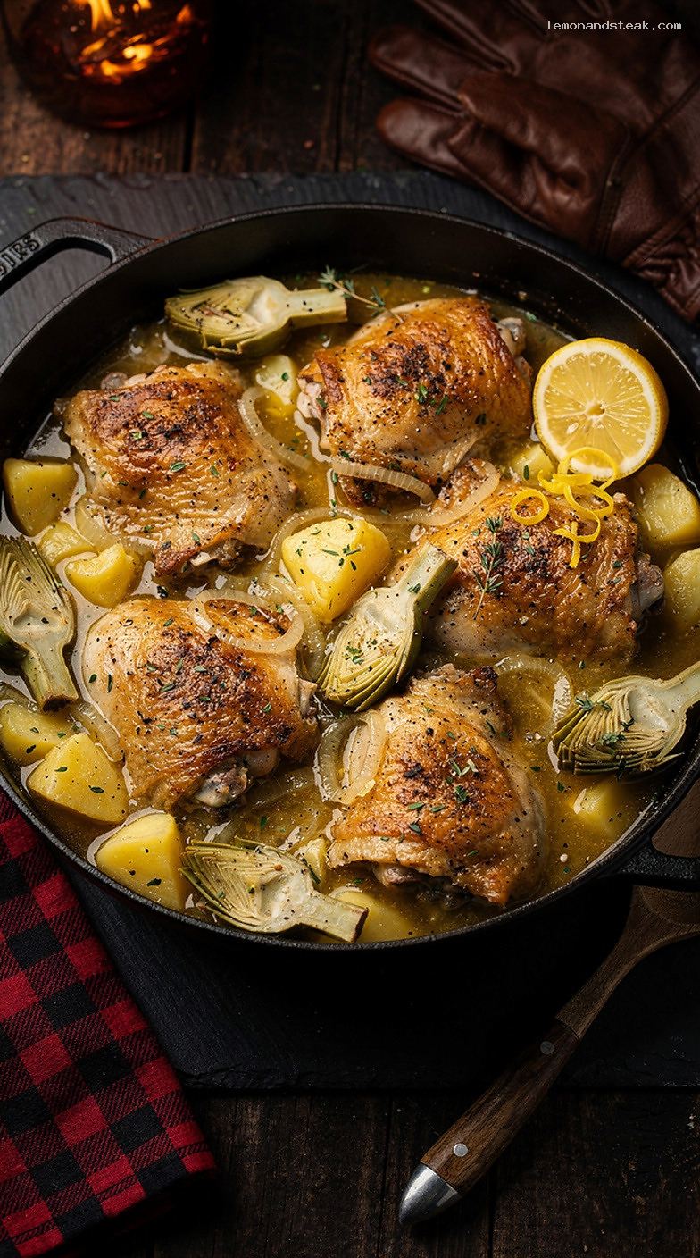 Chicken and Artichoke Stew With Potatoes and Herbs