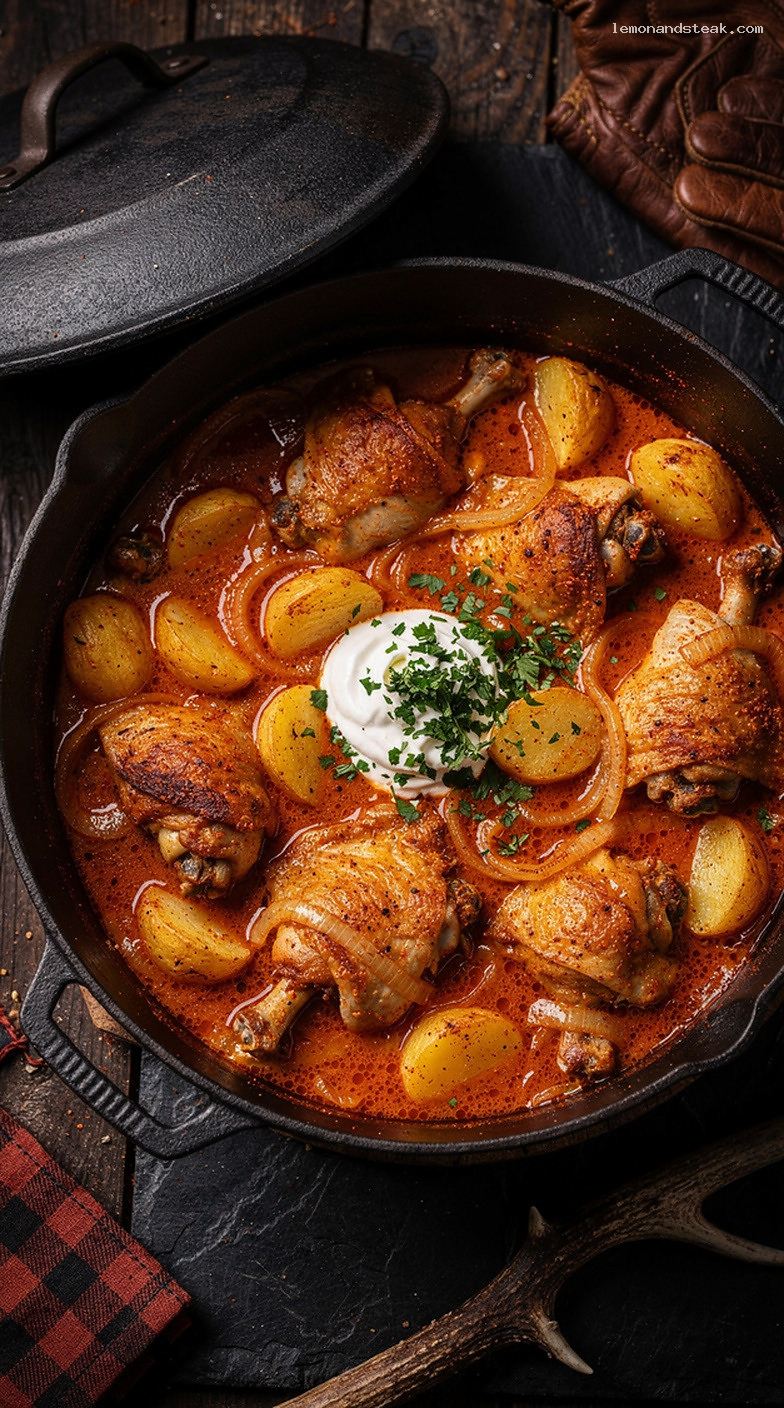 Chicken and Potato Paprika Stew