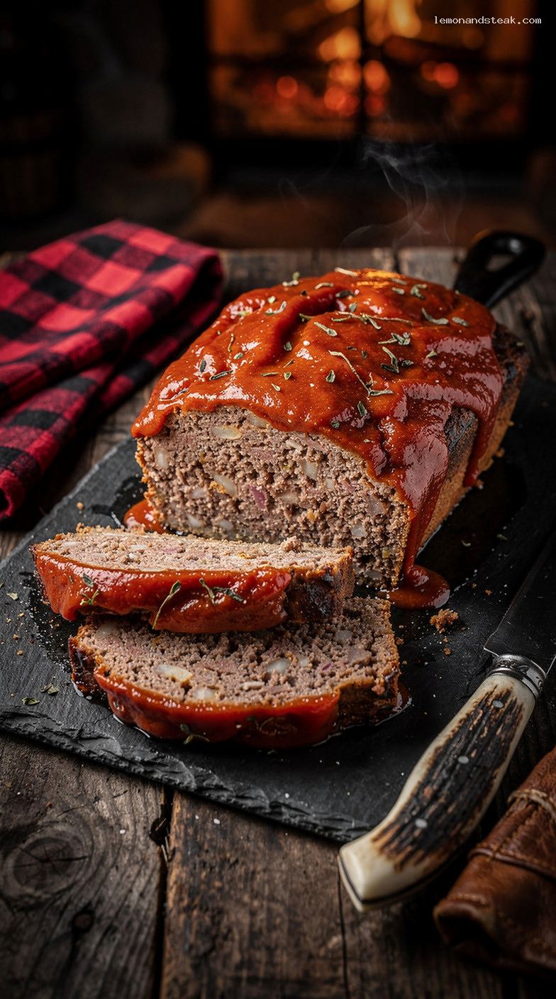 Classic Beef Meatloaf with Tomato Basil Sauce