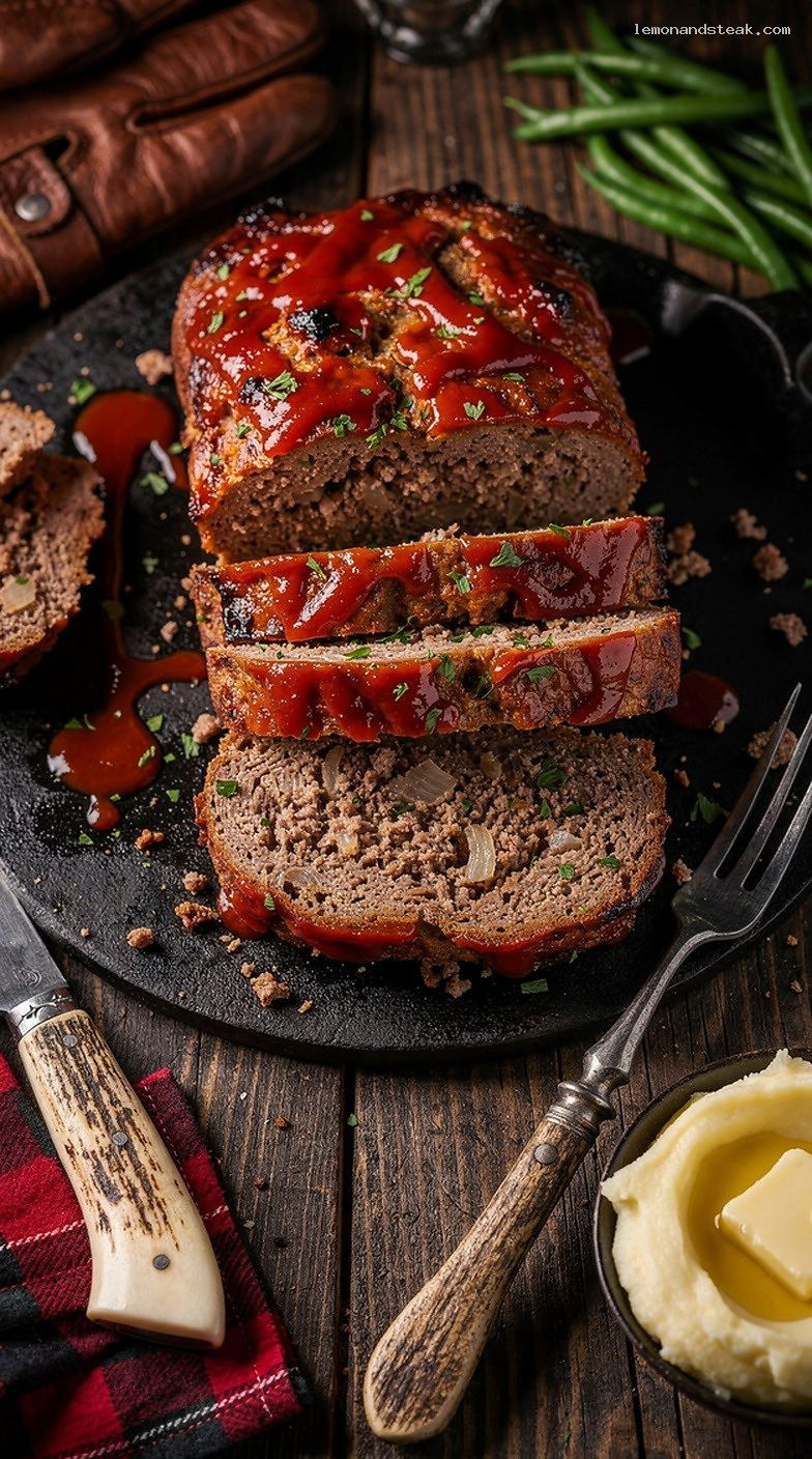 Classic Beef Meatloaf With Tomato-Clove Glaze