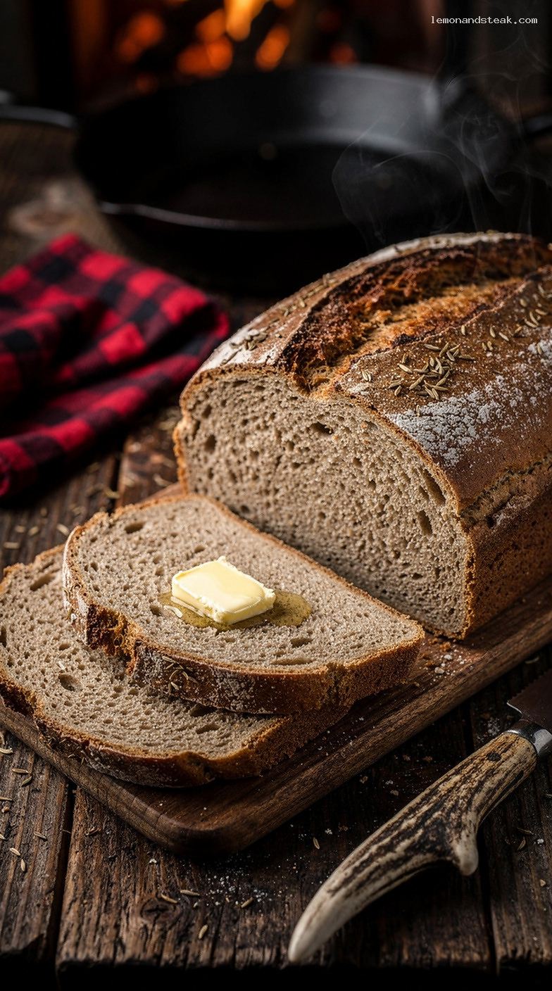Classic Caraway Rye Bread Loaf for Sandwiches