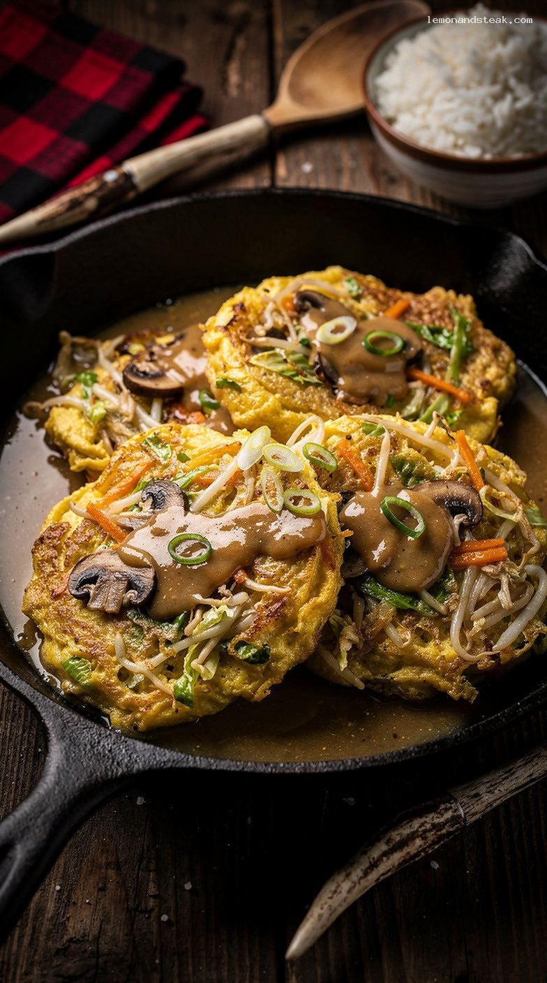 Classic Egg Foo Young Patties With Savory Gravy