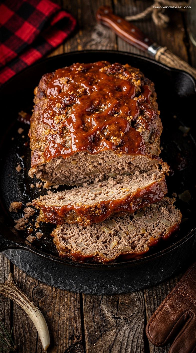 Classic Homestyle Beef and Pork Meatloaf With Sweet-Tangy Glaze