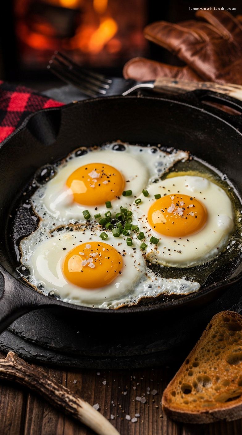 Classic Sunny-Side-Up Eggs With Runny Yolks