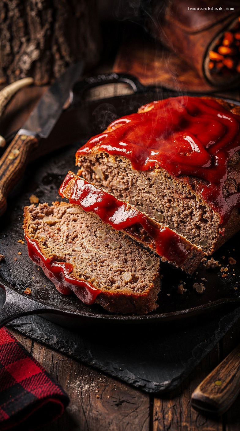 Classic Ultra-Tender Beef Meatloaf With Ketchup Glaze
