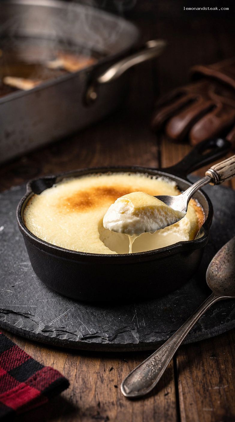 Classic Vanilla Baked Egg Custard Pudding