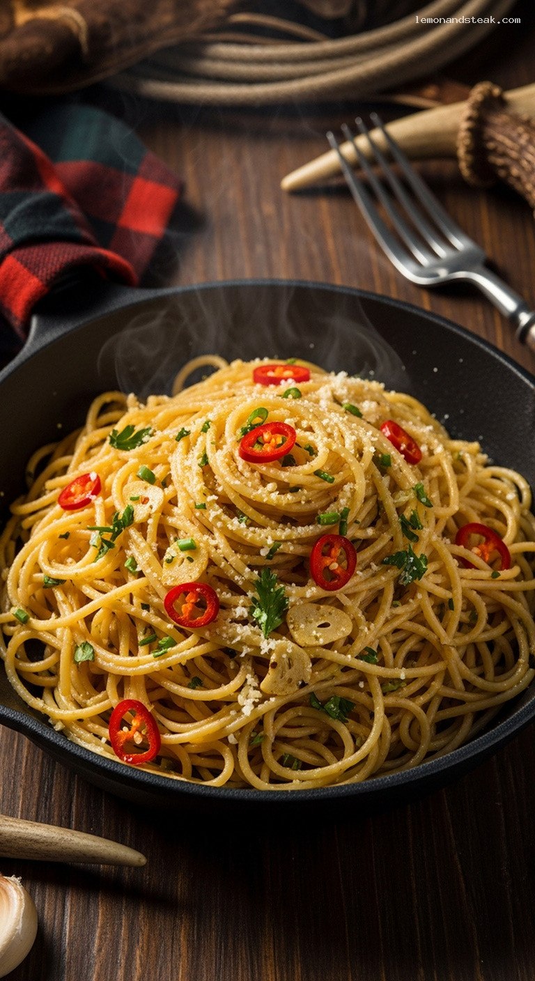 Cozy Garlic-Butter Noodles With Chili and Herbs