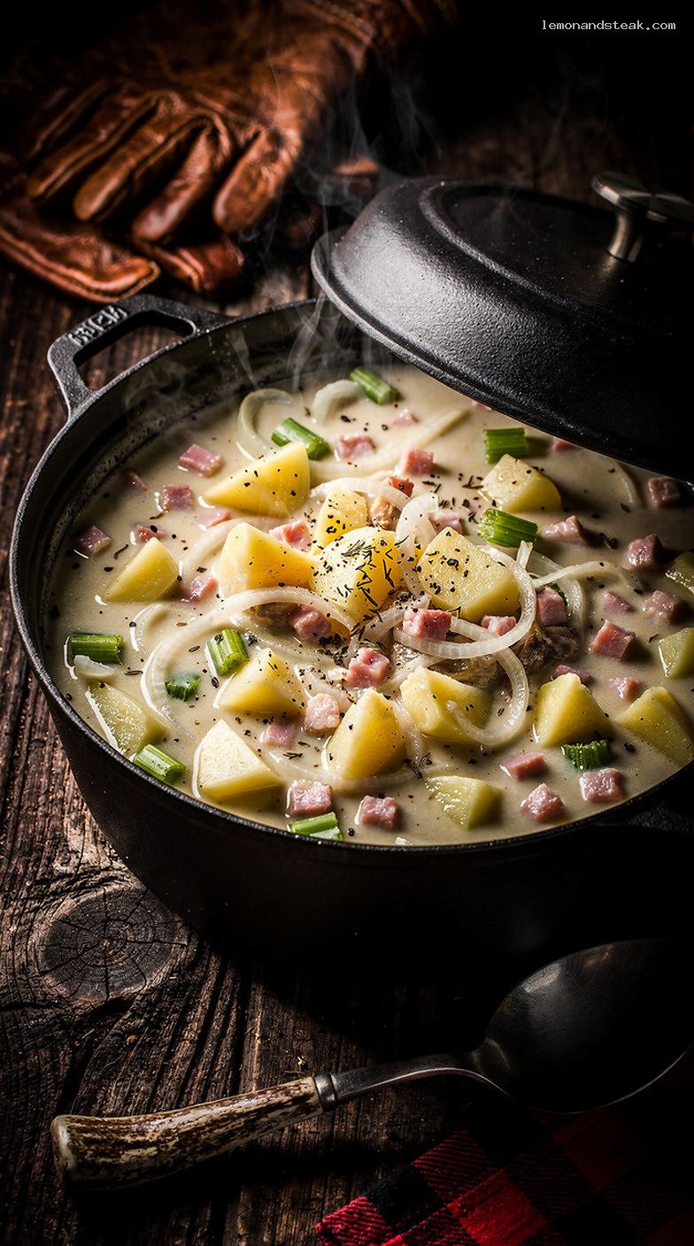 Creamy Ham and Potato Stew