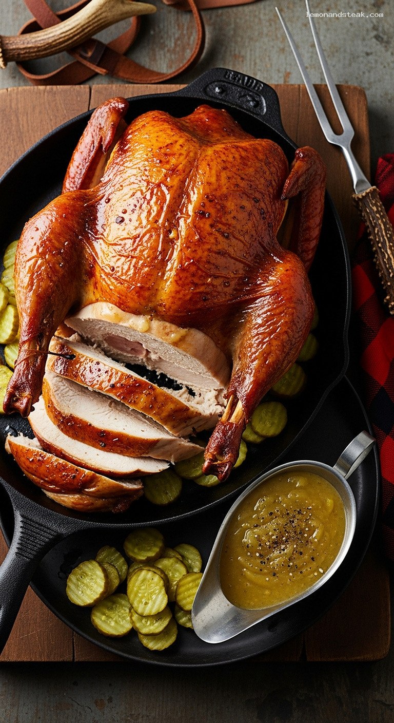 Deli-Style Bread and Butter Pickle Brined Turkey