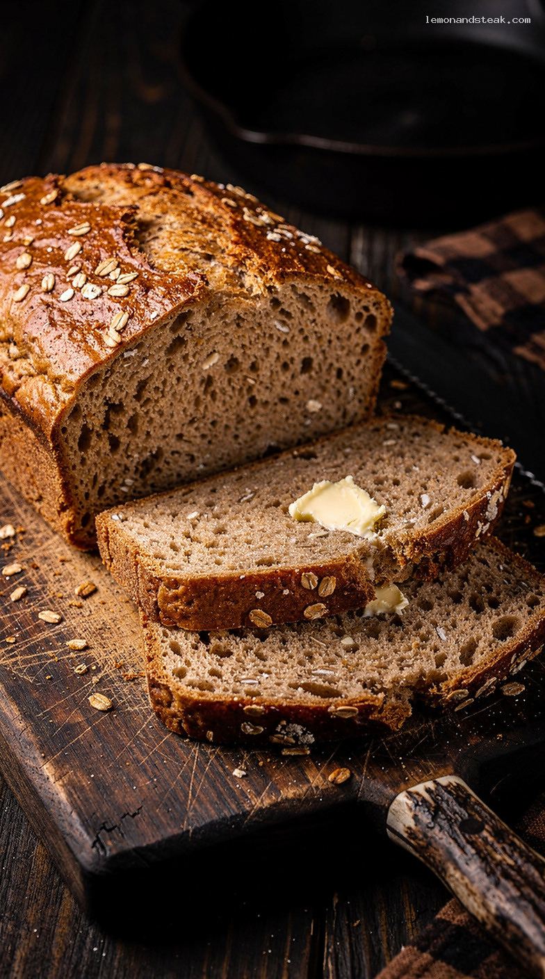 Hearty Cracked Wheat Bread With Nutty Chewy Crumb