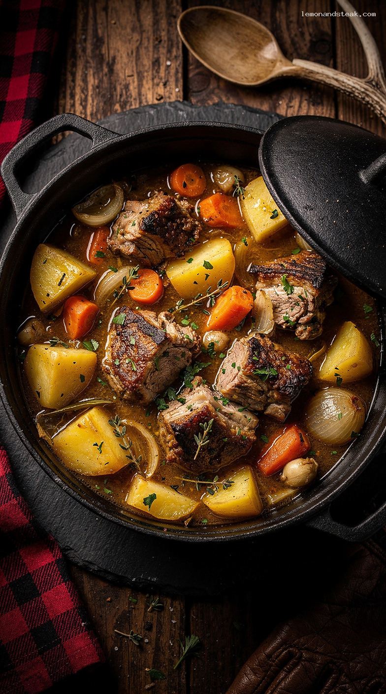 Hearty Pork Shoulder and Potato Stew