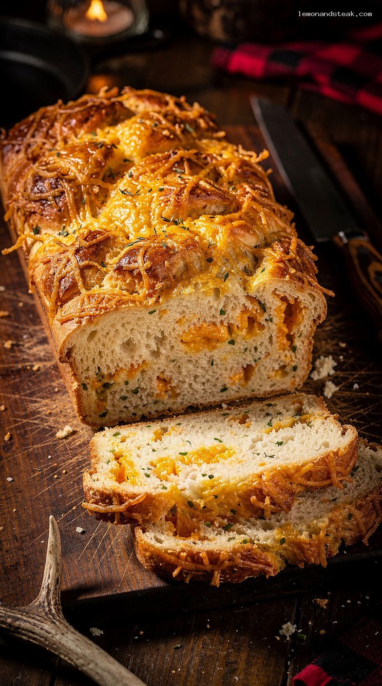 Homestyle Cheddar Herb Cheese Bread Loaf