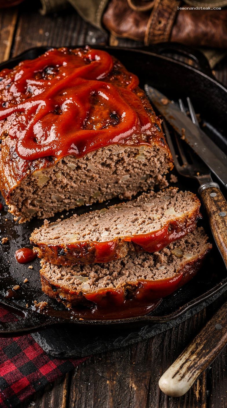 Homestyle Classic Meatloaf With Ketchup Glaze