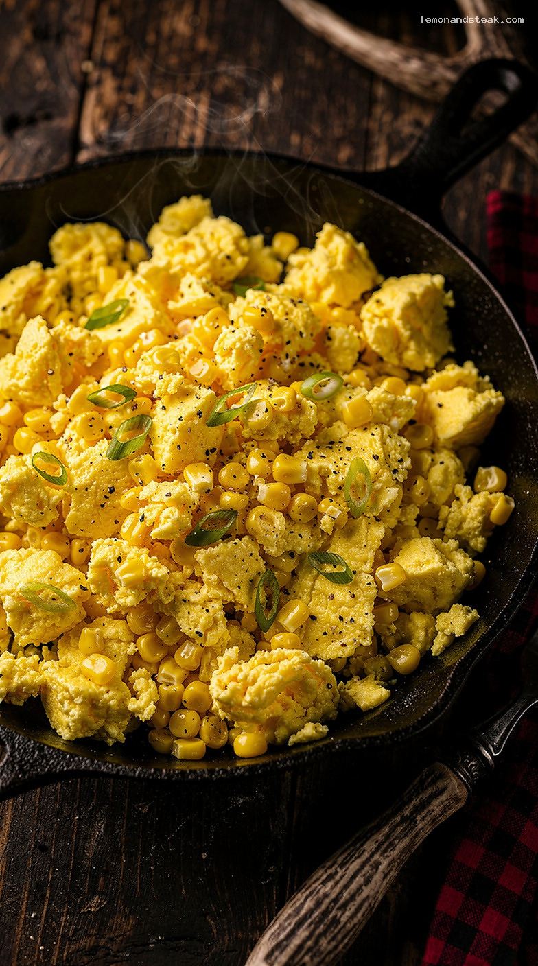 Homestyle Egg and Sweet Corn Scramble