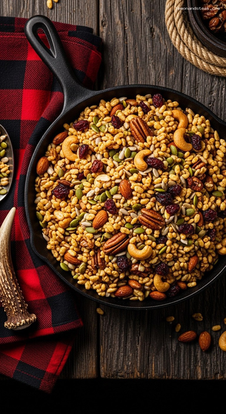 Honey Crunch Air-Popped Rice and Nut Trail Mix
