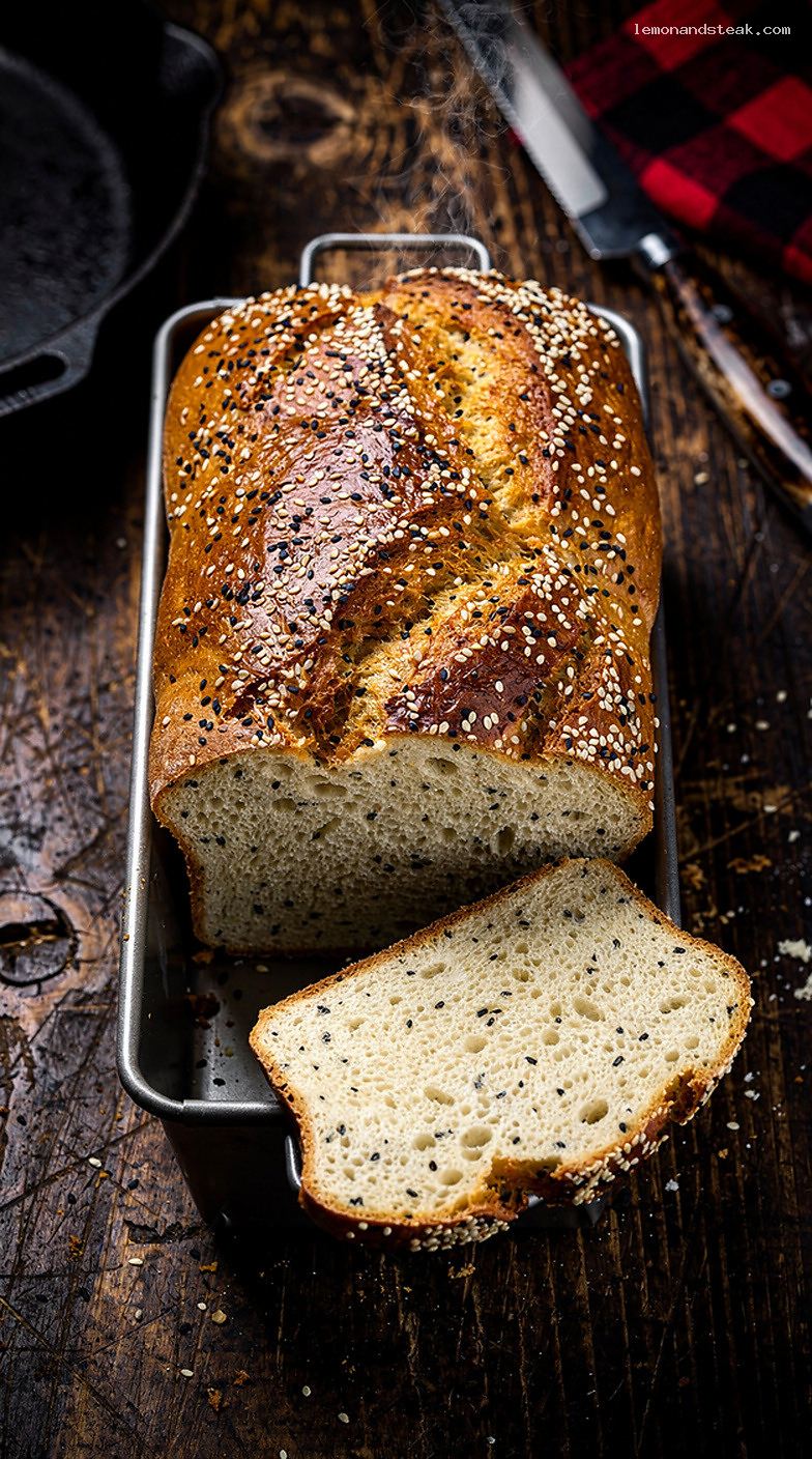Miso Sesame Bread With Soft Crumb and Aromatic Crust