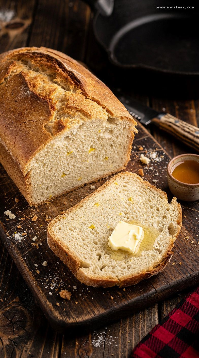 Moist Ricotta Bread Loaf With Tender Cake-Like Crumb