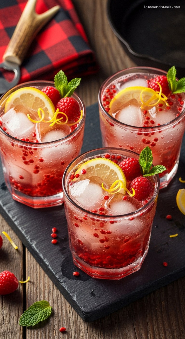 Naturally Sweet Sparkling Raspberry Lemon Spritz