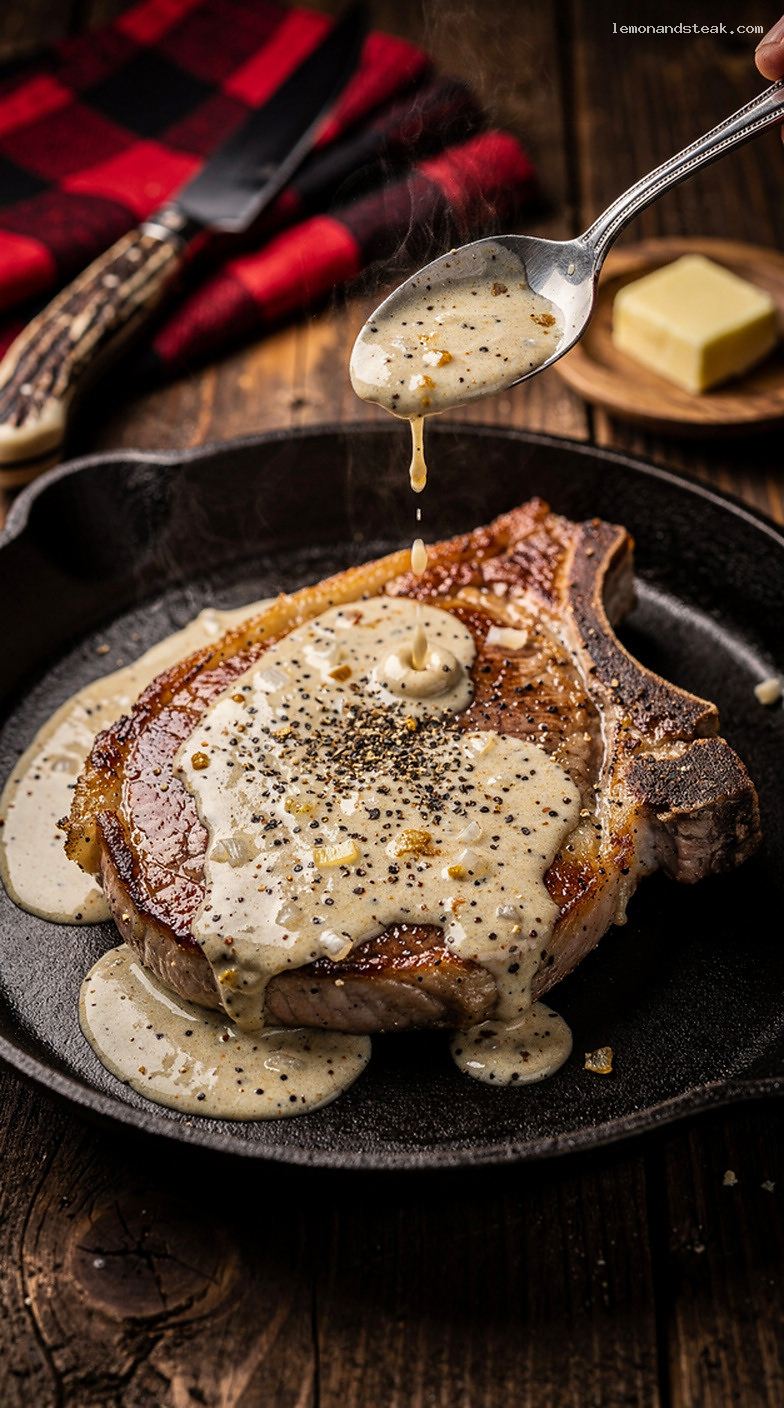 Old-Fashioned Milk-Gravy Pork Chops With Cracked Pepper
