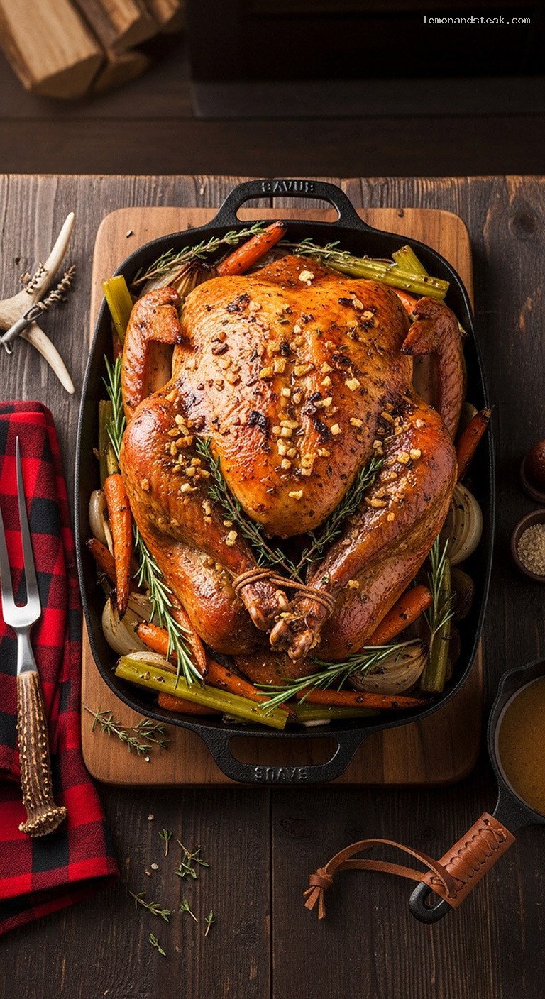 Onion Soup Mix Roast Turkey With Butter and Herbs