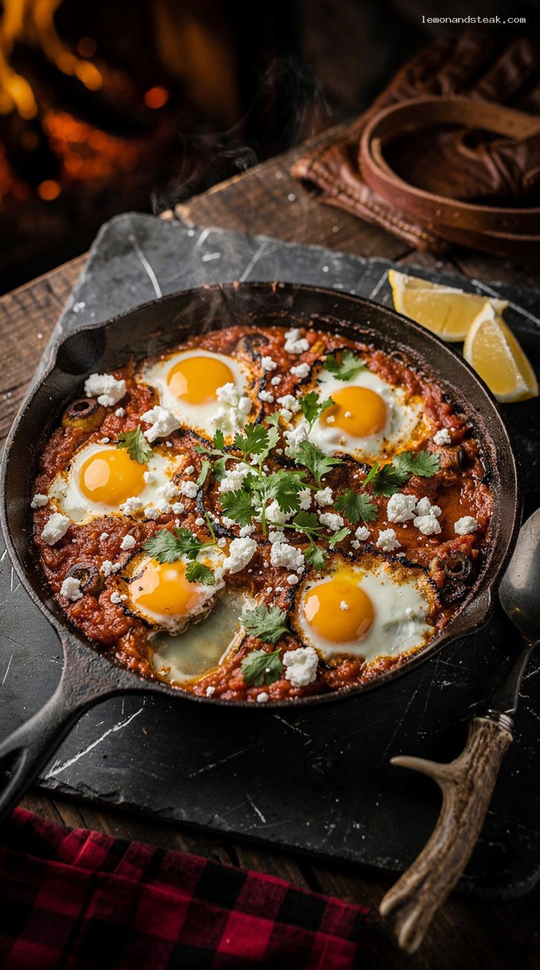 Oven-Baked Shakshuka with Eggs in Spiced Tomato Sauce
