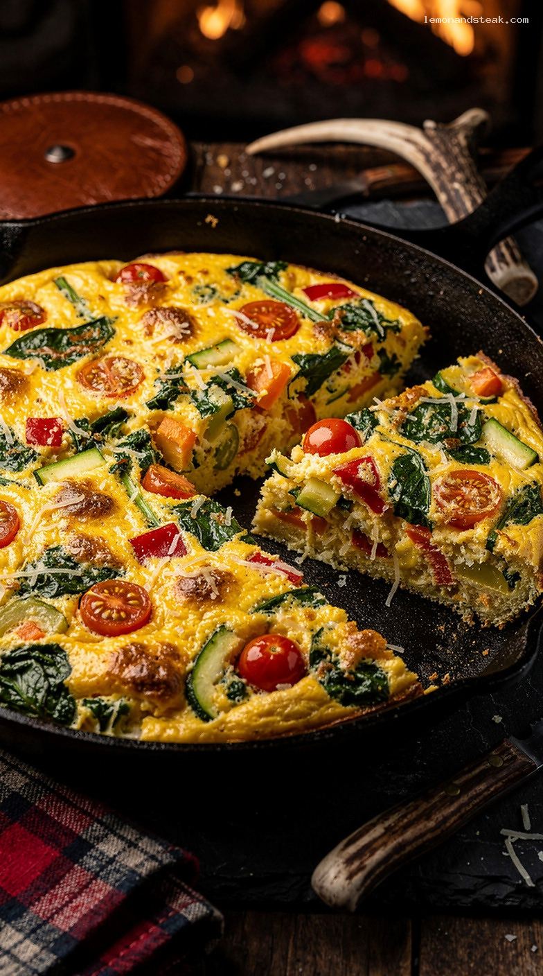 Oven-Baked Vegetable and Cheese Frittata