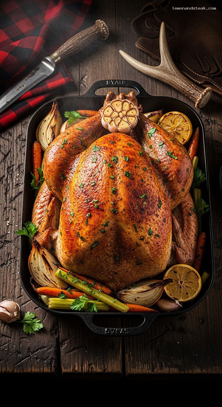 Paprika Garlic Butter Roast Turkey for Any Crowd