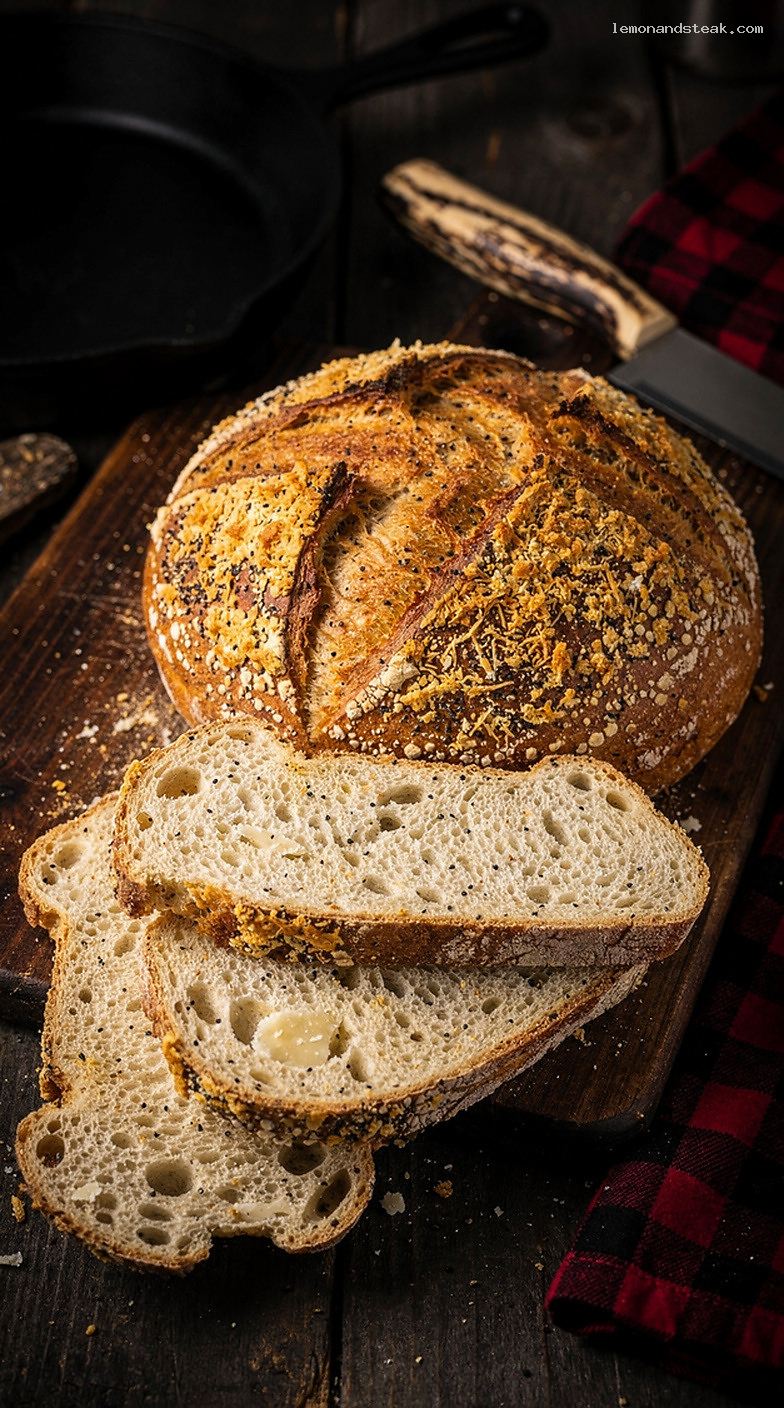 Parmesan Black Pepper Yeast Bread