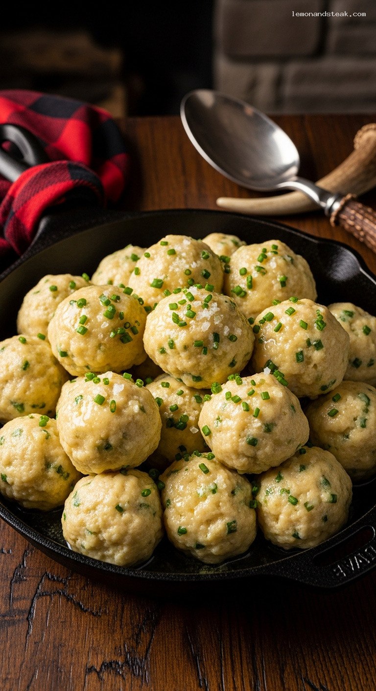 Pillowy Potato and Chive Dumplings in Butter