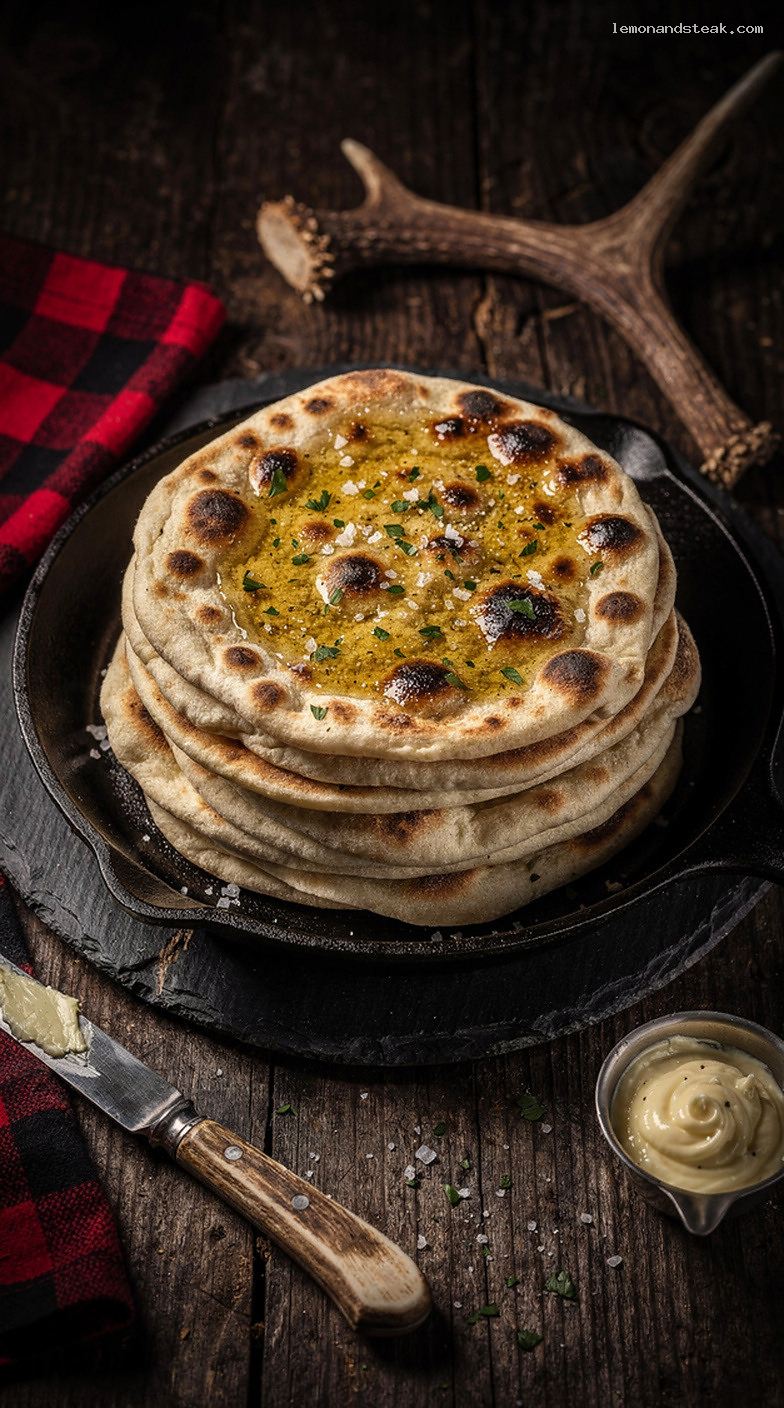Quick Yogurt Flatbread for Skillet or Grill