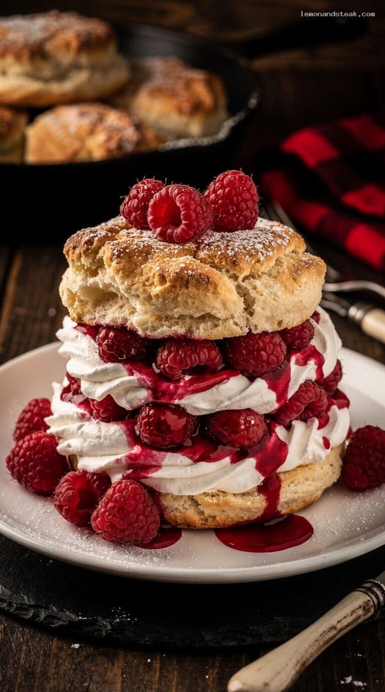 Shortcake Raspberry Raspberry Shortcake with Vanilla Biscuits and Whipped Cream – Lemon and ...