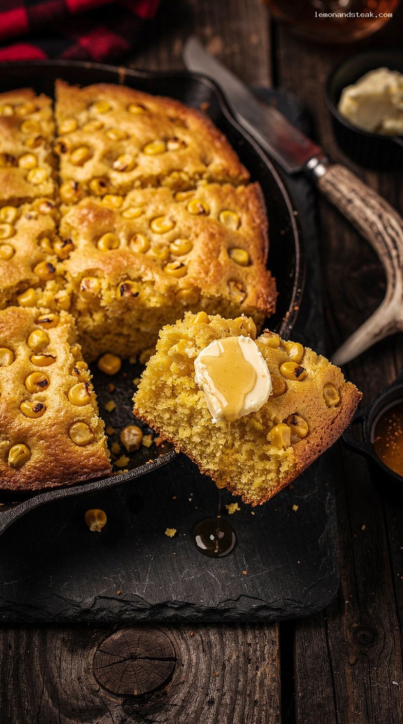 Roasted Sweet Corn Bread with Moist Corn-Forward Crumb