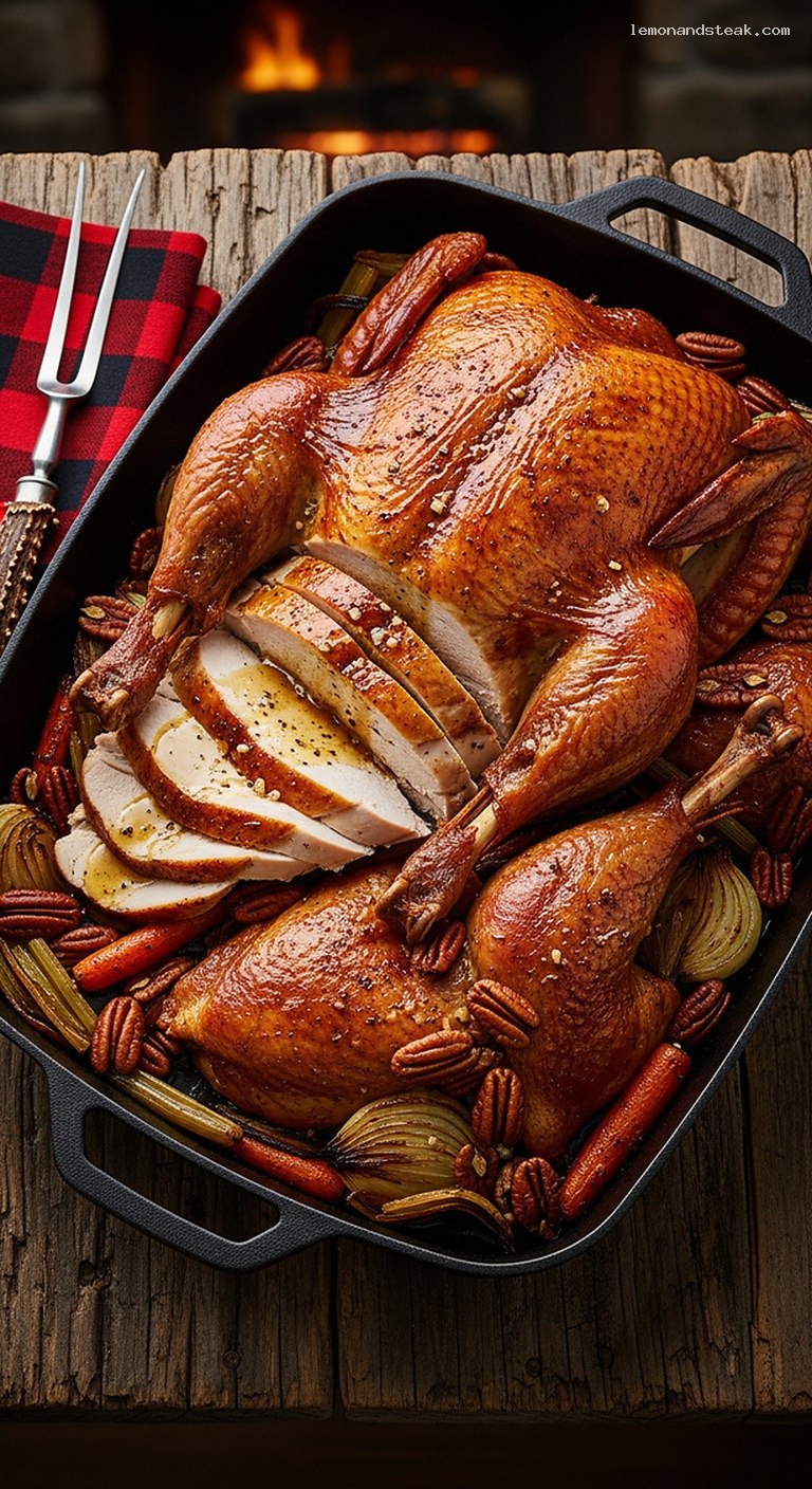 Sage Brown Butter Turkey with Toasted Pecans