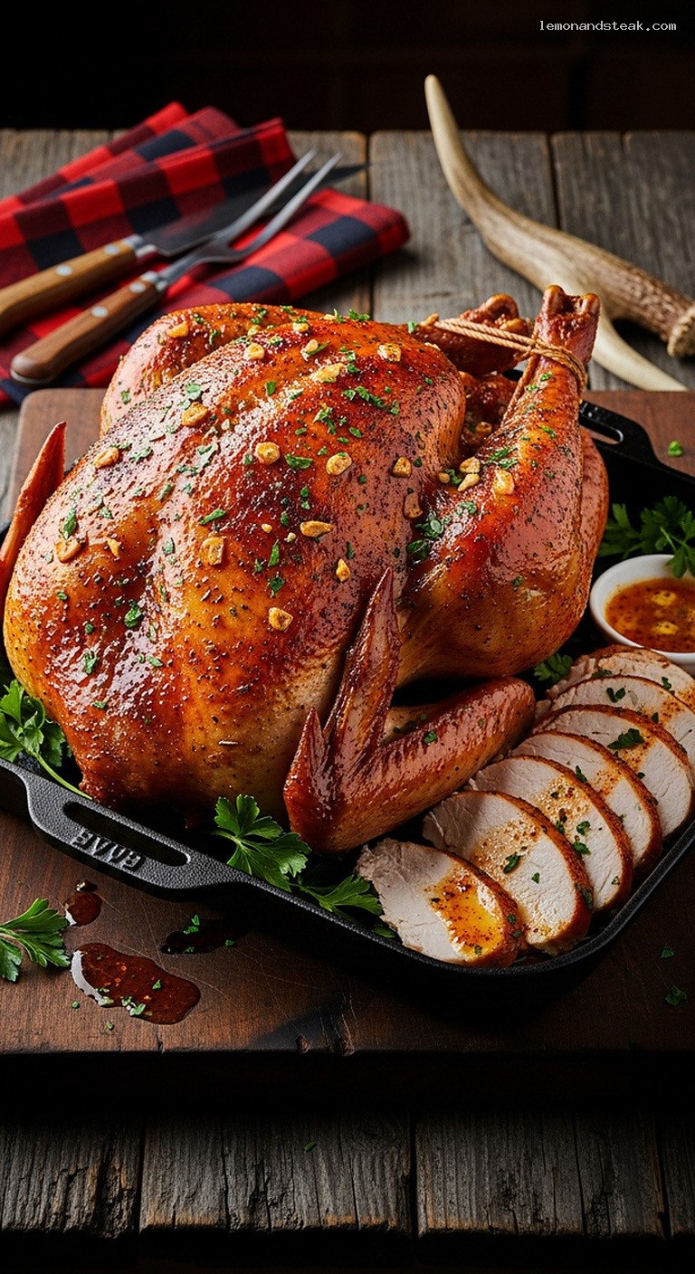 Simple Garlic Paprika Butter Roast Turkey