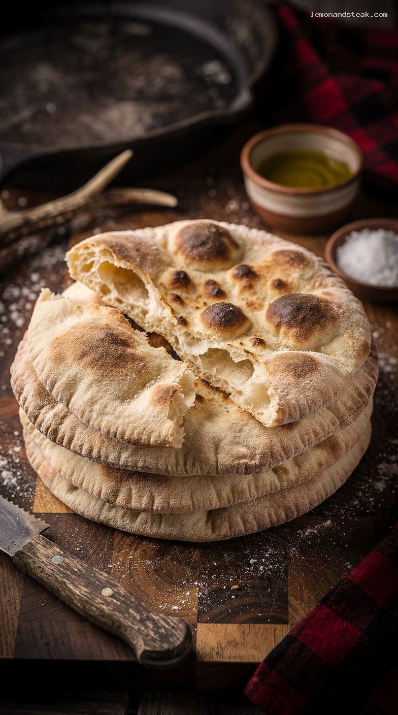 Soft Homemade Pita Bread With Perfect Pockets